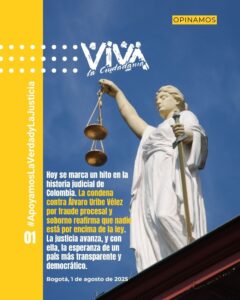 Comunicado Apoyamos la verdad y la justicia (agosto de 2025) - 1