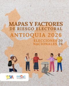Mapa de riesgos electorales de Antioquia 2026