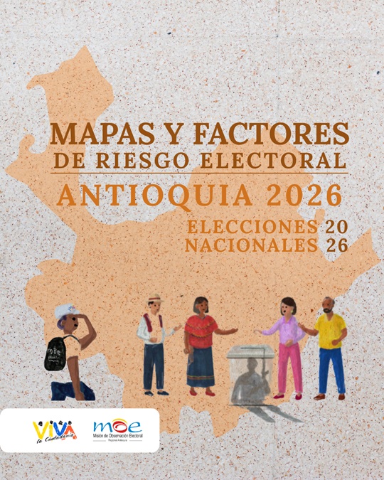 Mapa de riesgos electorales de Antioquia 2026