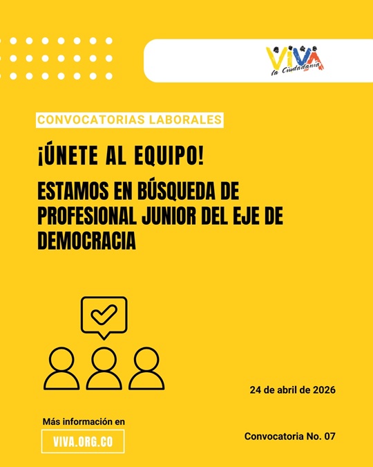 Convocatoria profesional junior democracia